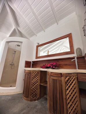 Deluxe Double Room, Sea View | Bathroom - Villa blanca (Las Terrenas)