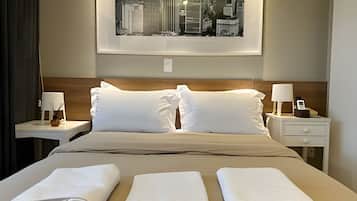 Apartment | Premium bedding, down comforters, free WiFi