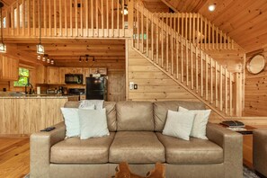 TV, fireplace, offices