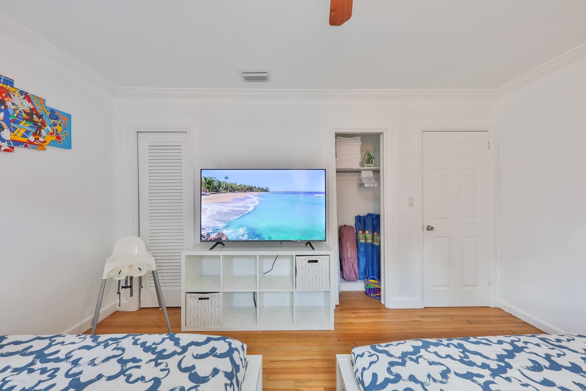 3 多间卧室、熨斗/熨衣板、旅行婴儿床、免费 WiFi