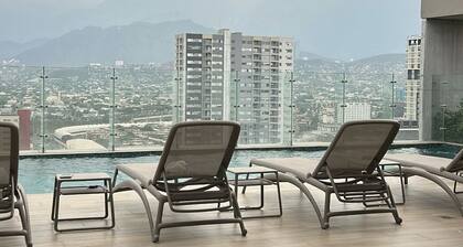 Modern apartment near Fundidora and downtown Monterrey.