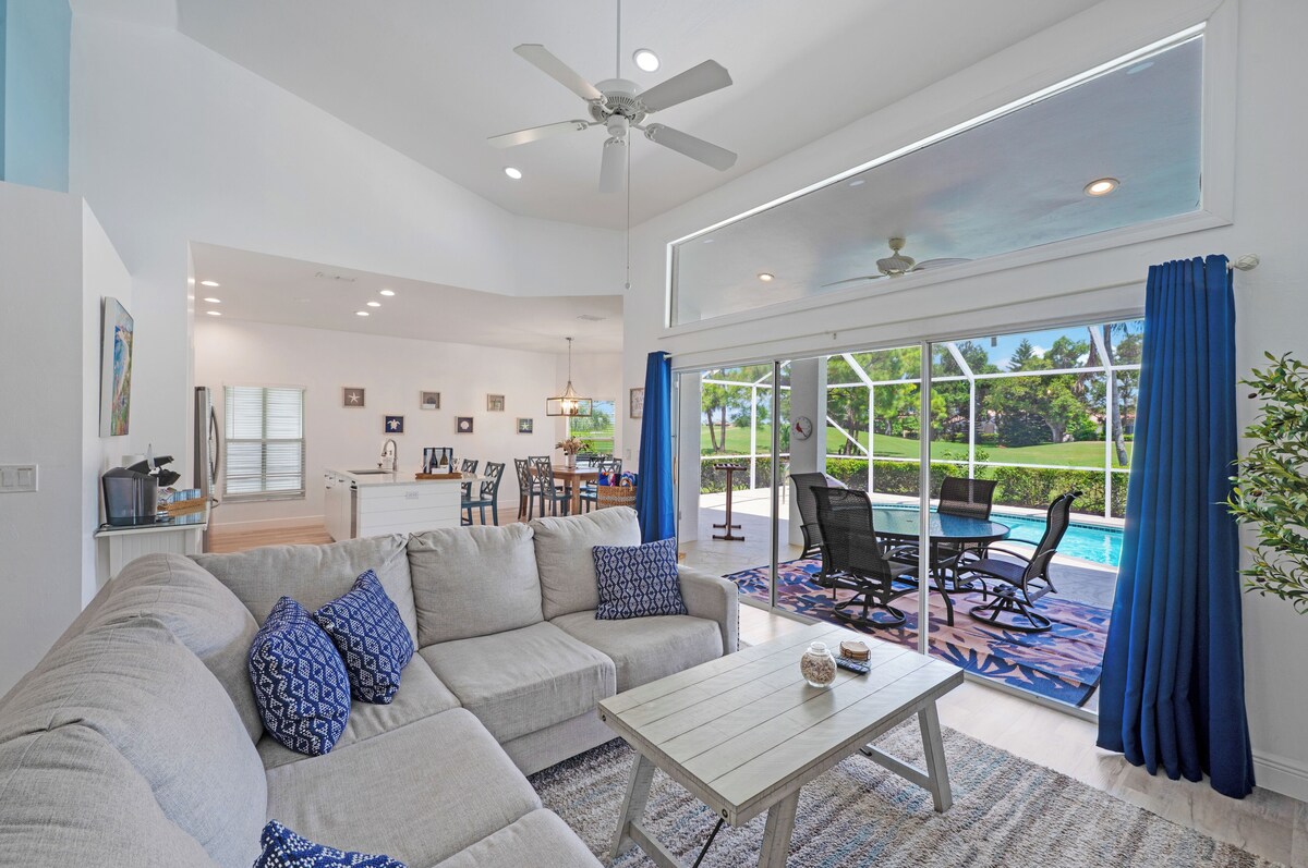 Photo 5 of Updated 3-bedroom house in Lely Resort, with private pool and golf course view.