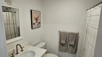 Towels, soap, toilet paper