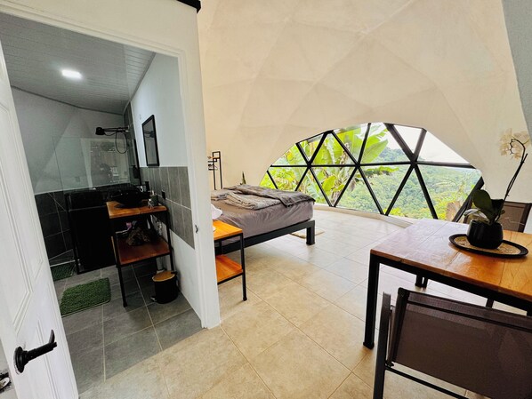 1 bedroom, desk, free WiFi, bed sheets - Luxury DOME House in the mountains Pérez Zeledón - solo 4x4 vehicle (La Ese)