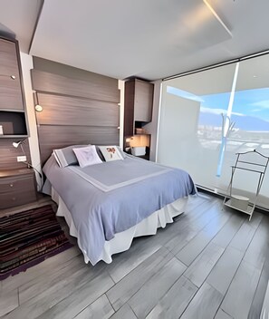 Comfort Apartment | 1 bedroom, iron/ironing board, free WiFi - En Los Dominicos, con azotea, 1D (Santiago)