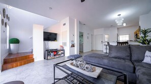 Smart TV, table tennis, books