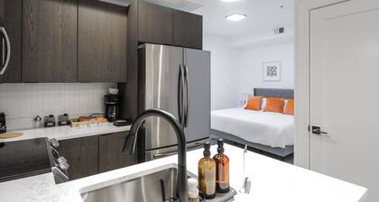 Unit 1: Stylish Studio w/ King bed+ Sofa Bed