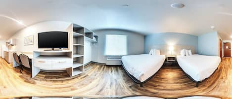 Desk, laptop workspace, iron/ironing board, free WiFi