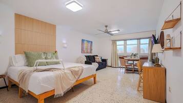 1 quarto, escrivaninha, ferros/tábuas de passar roupa, Wi-Fi