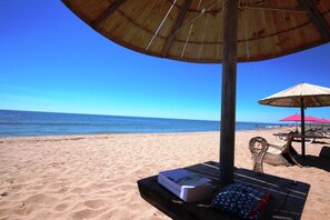 Tæt på stranden