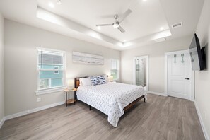 4 bedrooms, iron/ironing board, free WiFi, bed sheets - Brand new 4 Bed 3 Bath house on Galveston Island 2 balconies w/ ocean/Bay view. (Galveston)