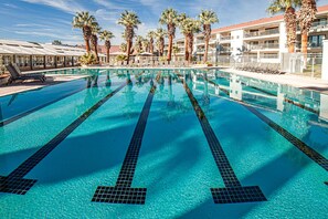 Indoor pool, a heated pool