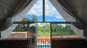 Luxury House, 2 Bedrooms, Air conditioning, Pool View | Balcony - La Mala Junta (Atyra)