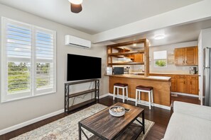 Smart TV - Pet-Friendly 1BR Condo • Steps to Beach • Outdoor Space + Partial View Upstairs (Fernandina Beach)