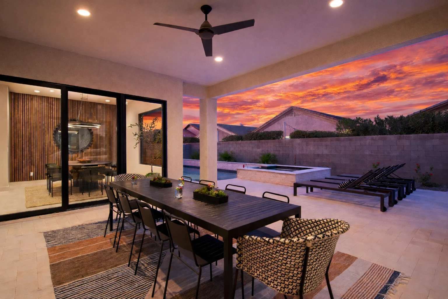 Outdoor dining