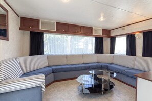 TV, DVD player, ping pong