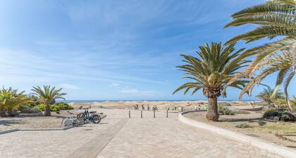 Vacances 'Yumbo Dunas 2' avec piscine partagée, jardin partagé et Wi-Fi