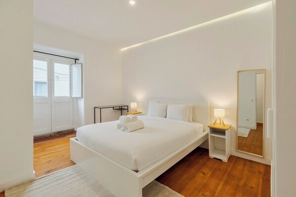 2 bedrooms, iron/ironing board, travel crib, WiFi
