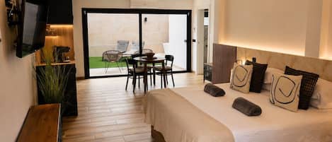 1 Schlafzimmer, Bügeleisen/Bügelbrett, kostenloses WLAN, Bettwäsche