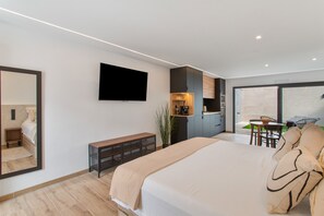 1 slaapkamer, een strijkplank/strijkijzer, gratis wifi, beddengoed