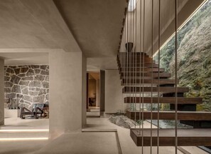 Luxe huis, uitzicht op resort | Woonruimte