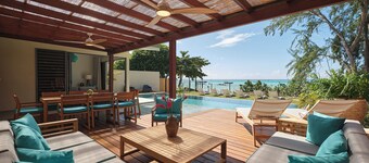 Azure Beachfront Villa 3 bedrooms