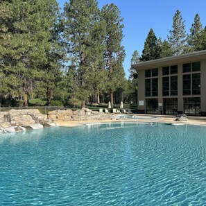 Indoor pool, outdoor pool