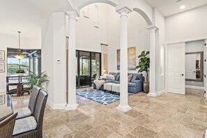 Smart TV, video games - Luxury Oasis w/ Heated Pool, Theater Room & Dock, plus , Huge Spa! (Cape Coral)