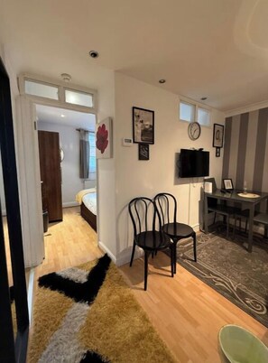2 bedrooms, iron/ironing board, travel crib, WiFi