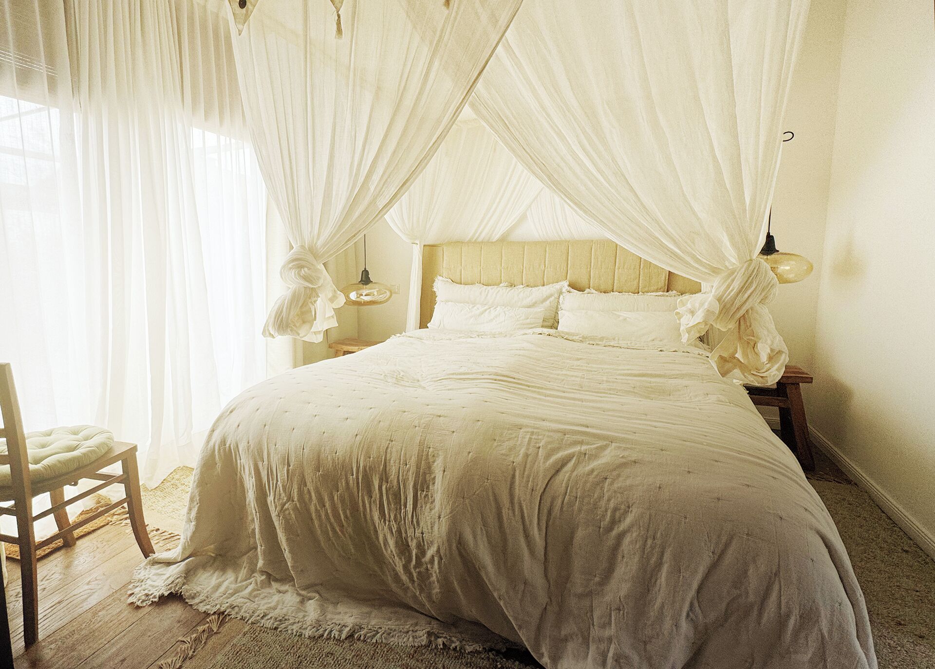 1 dormitorio y ropa de cama