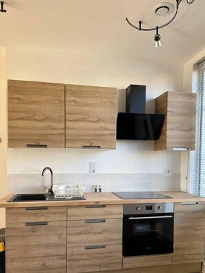 Fridge, microwave, oven, stovetop - L'Espérance overlooking the vineyards and the Loire River (Pouilly-sur-Loire)