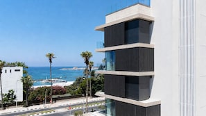 Vista frontal de la propiedad