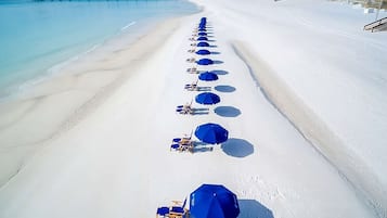 En la playa