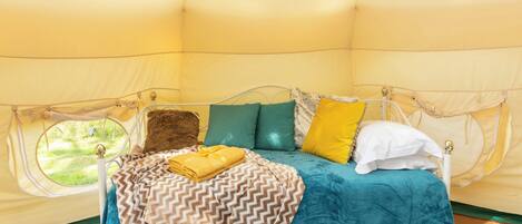 Kabin | 1 kamar tidur dan seprai linen