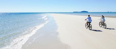 On the beach