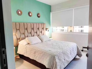 2 bedrooms, iron/ironing board, free WiFi, bed sheets - Apartment with an artificial beach! (Mazatlán)