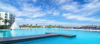 Apartment with an artificial beach!