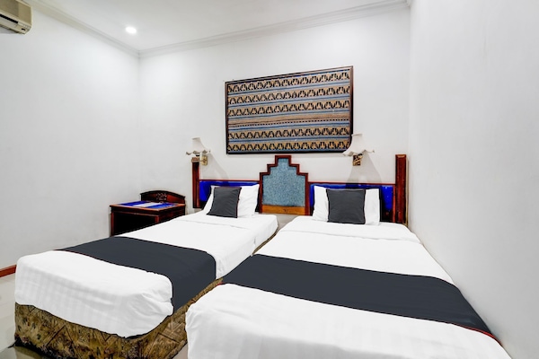 Kamar Twin Deluks | 1 kamar tidur, meja kerja, Wi-Fi gratis, dan seprai linen