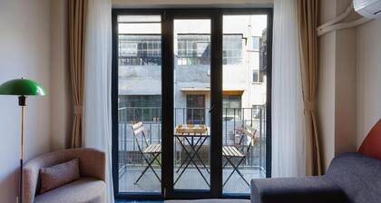 Air-conditioned, WiFi, 1 bedroom and 1 living room apartment in Galata.