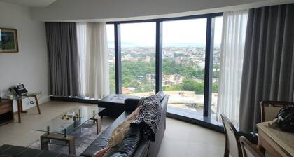 2-bedroom condo in marvelous Davao City with AC, WiFi