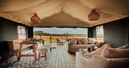 Safari Tent in Stiffkey Valley with Fire Pit