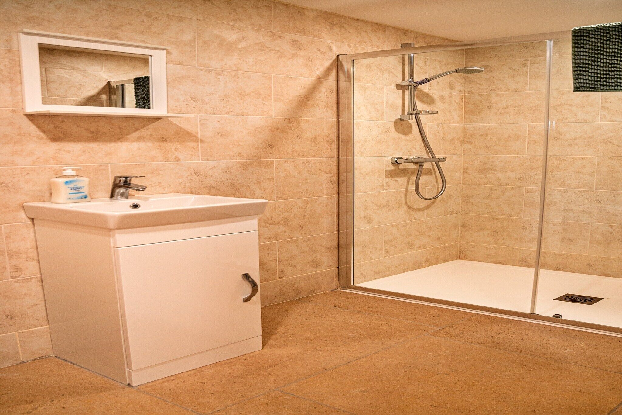 Shower, hair dryer