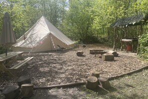 Overnatningsstedets område