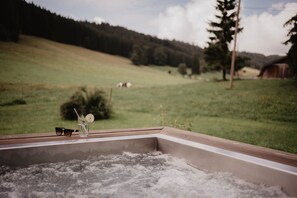 Idromassaggio all'aperto