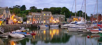 Restaurert hus i Padstow med boblebad