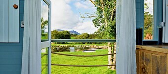 Shepherd's Hut on Llŷn Peninsula by Private Lake