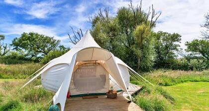 Bell Tent in North Devon near Stunning Beaches