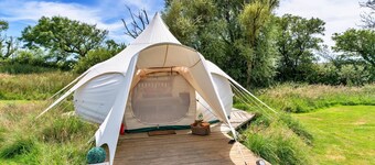 Bell Tent in North Devon near Stunning Beaches