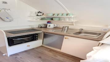 Fridge, oven, stovetop, toaster