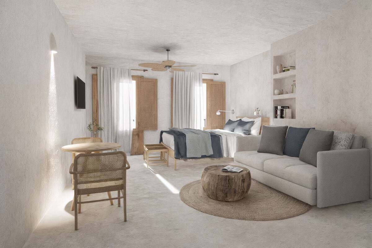 Family Quadruple Room, Balcony | Desk, free WiFi, bed sheets